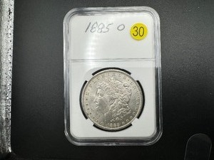 lot 30 image: 1885-O Morgan Silver Dollar