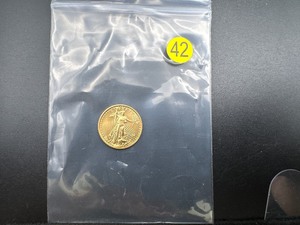 lot 42 image: 1995 $5 Gold American Eagle (110th Oz. Gold)