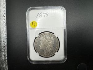 lot 11 image: 1879 Morgan Silver Dollar