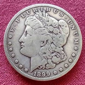 lot 9 image: 1899-S Morgan Dollar