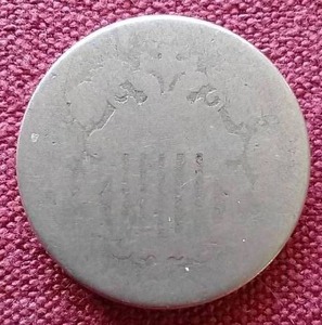 lot 16 image: Shield Nickel - Unknown Date