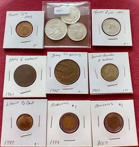 lot 22 image: Mixed Foreign Coin Lot