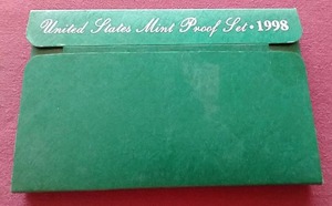 lot 53 image: 1998 U.S. Mint Proof Set