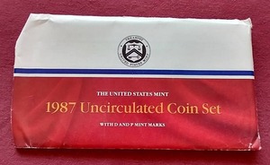 lot 67 image: 1987 U.S. Mint Uncirculated Set