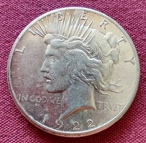 lot 68 image: 1922-S Peace Dollar