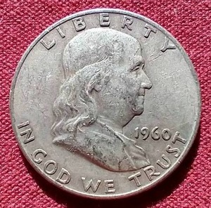 lot 79 image: 1960-D Franklin Half Dollar