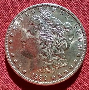 lot 99 image: Beautiful 1890-S Morgan Dollar