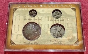 lot 103 image: San Francisco Mint Silver Coin Set