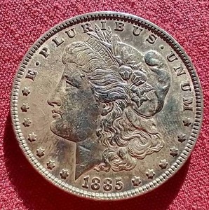 lot 111 image: Toned 1885 Morgan Dollar