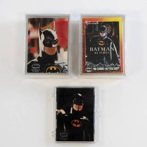 lot 50 image: Batman Returns Topps & Topps Stadium Trading Cards