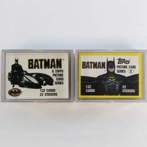 lot 49 image: Batman Topps Picture Card Series 1 & 2