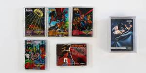 lot 47 image: Batman Forever & GargoylesDCMarvel Trading Cards Lot