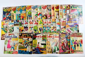 lot 42 image: Vintage DC Comic Book Lot of 36 - Super Boy, Jimmy Olson and Lois Lane