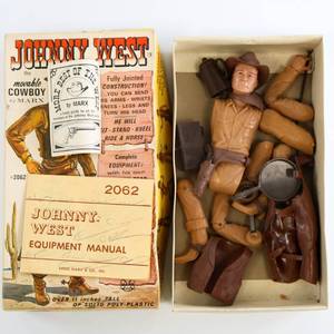 lot 38 image: Vintage 1960s Johnny West Movable Doll