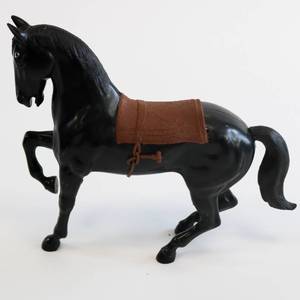 lot 36 image: Vintage Plastic Black Horse