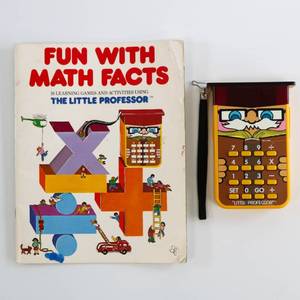lot 31 image: Vintage The Little Professor Lot w Book