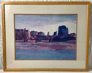 lot 104 image: Southwest Buttes Print by Redmond Somers