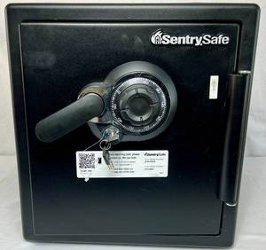 lot 24 image: Sentry Safe Combination FireWater Safe Model #SFW123DTB