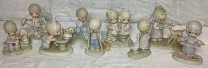 lot 53 image: Jonathon and David & Precious Moments Figurines