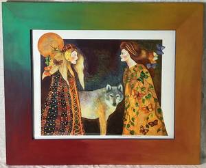 lot 60 image: They Bask in Moonlight by Patricia Wyatt