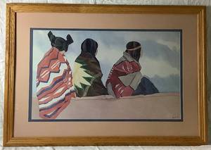 lot 59 image: Dreams of Oraibio by Irene Klar