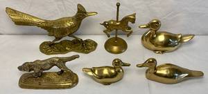 lot 176 image: Brass Animal Collection