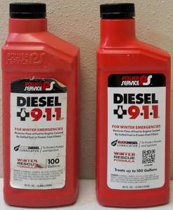 lot 28 image: (2) Power Service Diesel 911 For Winter Emergencies - Treats Up To 100 GallonsLot #16 I