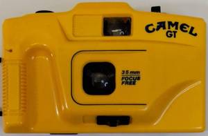 Vintage Camel GT 35mm - Focus Free Camera - Yellow