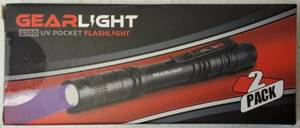 lot 53 image: Gear Light S100 UV Pocket Flashlight - 2 Pack (View Photo)