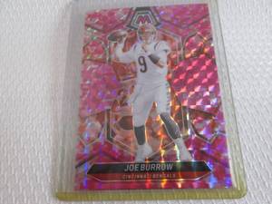2024 Mosaic Joe Burrow Pink Prizm C...