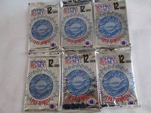 6 1991 Pro Set Platinum Football Pa...