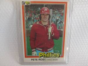 1981 Donruss Pete Rose Card...