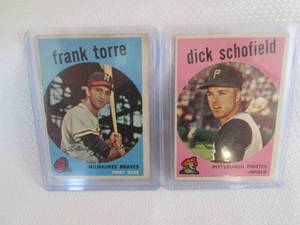 1959 Topps Frank Torre & Dick Schof...