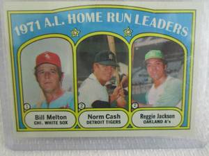 1972 Topps Reggie Jackson Home Run ...