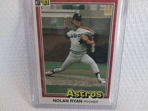 1981 Donruss Nolan Ryan Card...