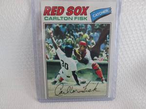 1977 Topps Carlton Fisk Card...