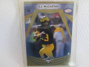 2024 Sage J.J. McCarthy Rookie Card...
