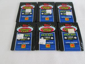 6 1992 Stadium Club Hockey Series 2...