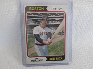 1974 Topps Carl Yastrzemski Card...