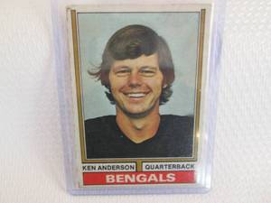 1974 Topps Ken Anderson Card...