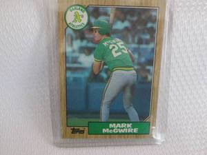 1987 Topps Mark McGwire Card...