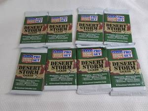 8-1991 Proset Desert Storm Packs...
