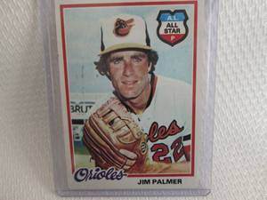 1978 Topps Jim Palmer Card...