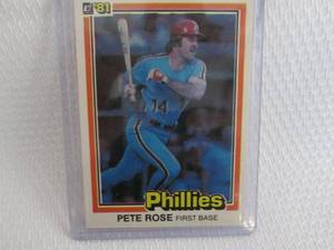 1981 Donruss Pete Rose Card...