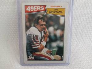 1987 Topps Joe Montana Card...