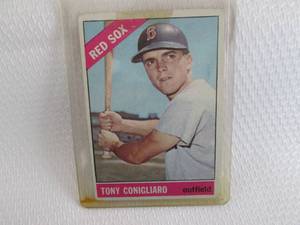 1966 Topps Tony Conigliaro Card...