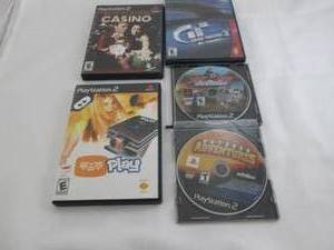 5 Play Station 2 Video Games...