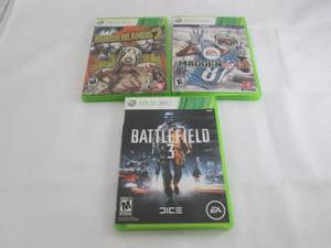 3 Xbox 360 Video Games...