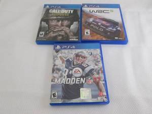 3 Play Station 4 Video Games...