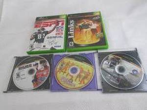 5 X Box  Video Games...
